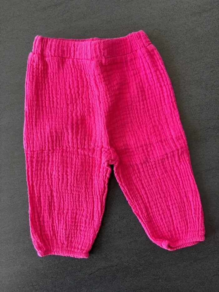 Ensemble bébé fille en gaze de coton - photo numéro 4