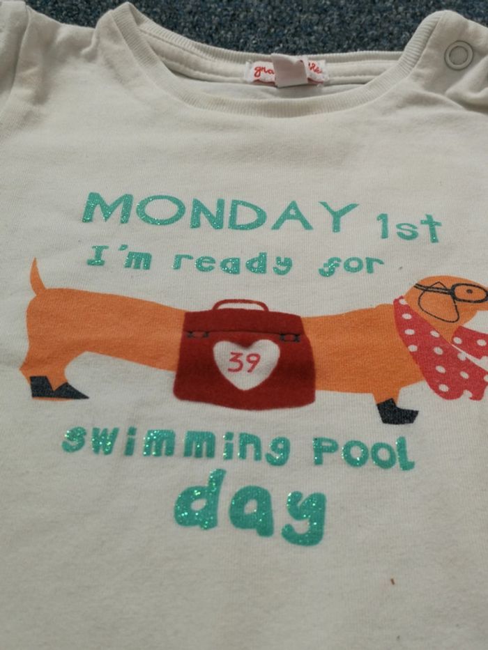 Tshirt ML chien grain de blé 6M - photo numéro 2