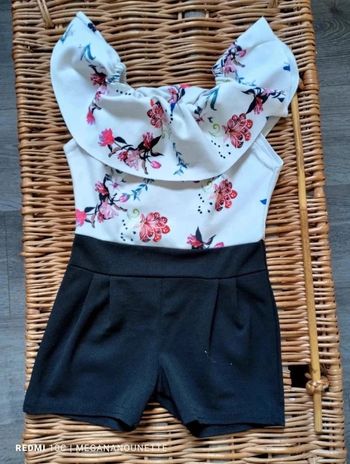 🦋 Magnifique salopette combishort fleurie 3 ans Boutique Parisienne