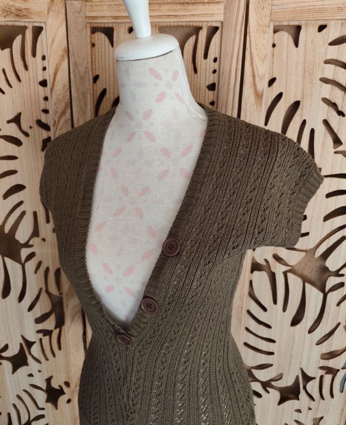 pull manches courtes décolleté plongeant T L Celopwoman - photo numéro 5