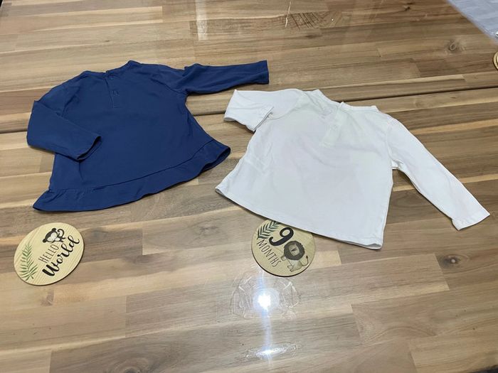 2 polos basic 9 mois tex baby - photo numéro 7