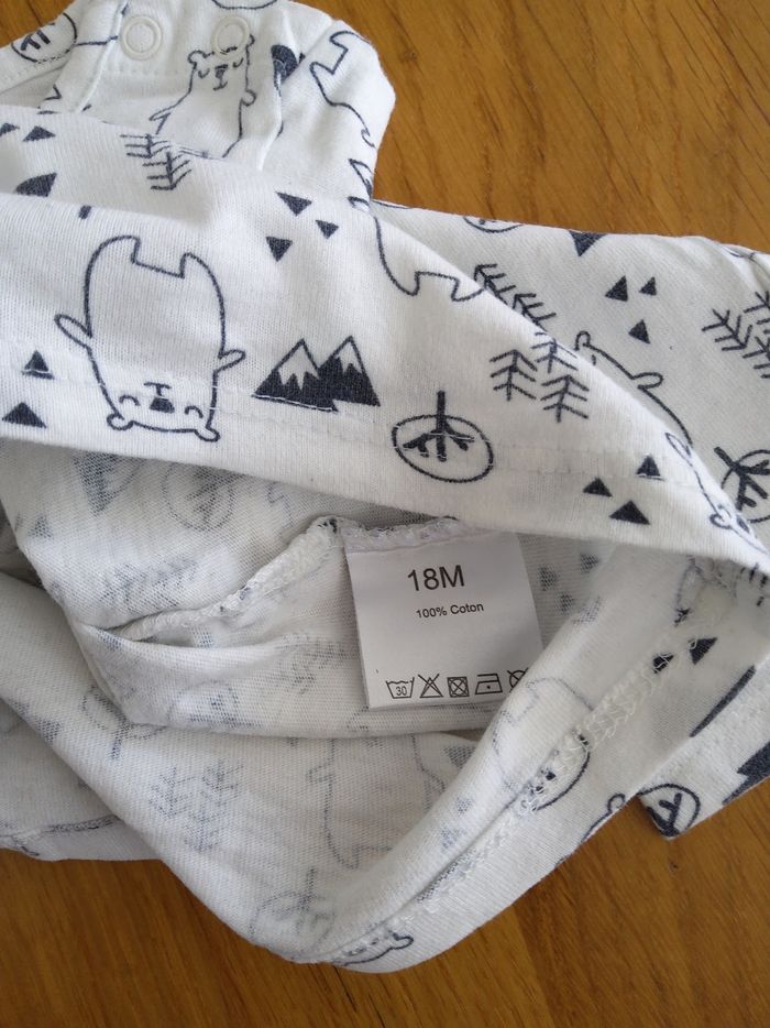 Maillot ML blanc à motifs - photo numéro 4