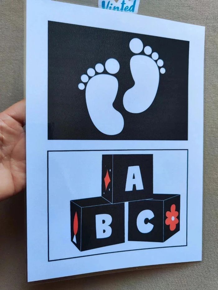 Images contrastées pour bébés - photo numéro 3