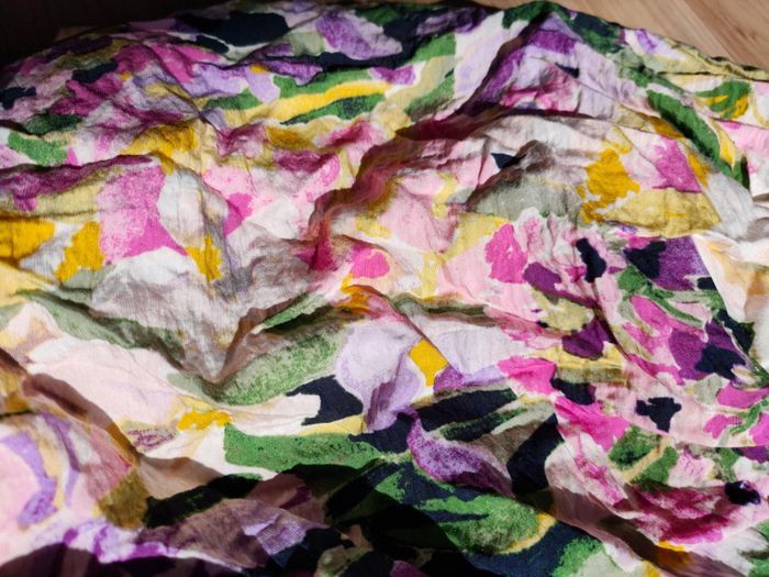 top à manches bouffantes fleuri lot de 2 h&m neuf taille XL - photo numéro 7