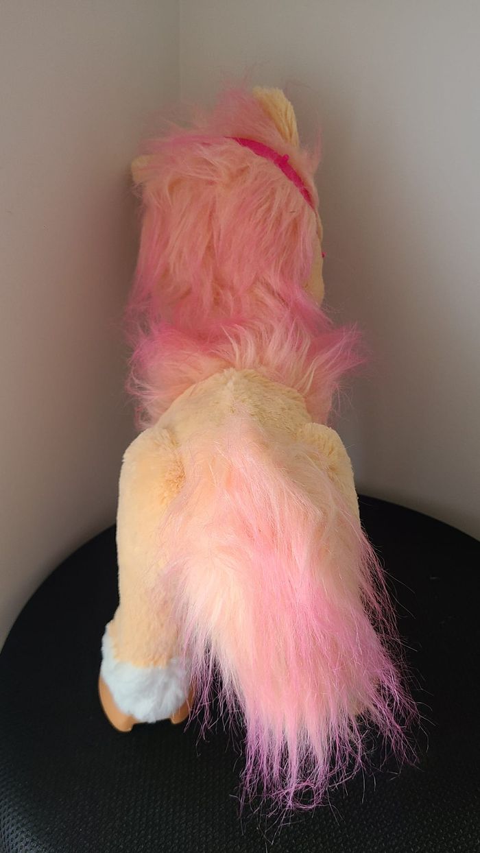 Jouet interactif pour enfants en fourrure vraie cannelle My Stylin poney. AUCUN ACCESSOIRE. - photo numéro 6