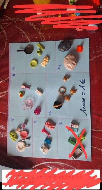 Lot de petits accessoires