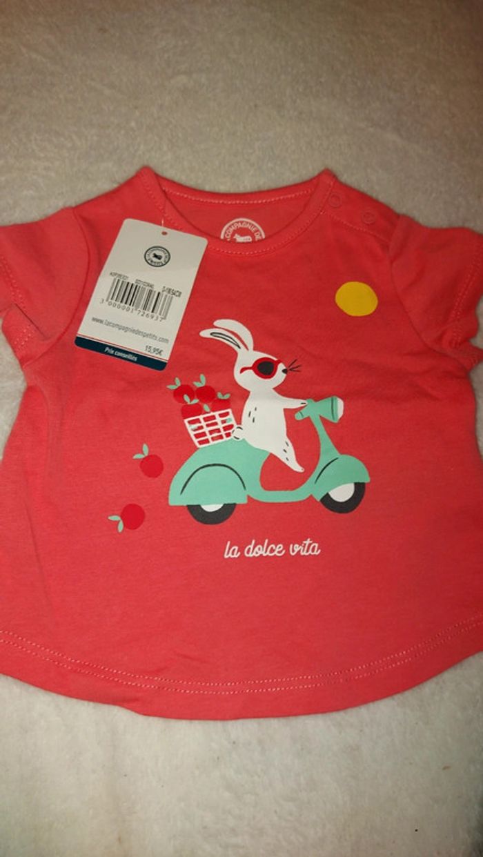 T-shirt bébé fille la compagnie des petits