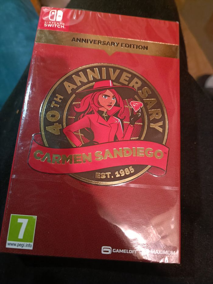 Jeu Carmen San Diego 40e anniversaire Sandiego ab Nintendo switch neuf sous blister