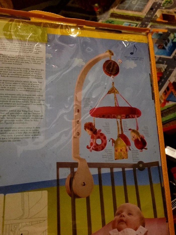 NEUF Mobile Musical Liz Lilliputiens 86556 bois - photo numéro 2