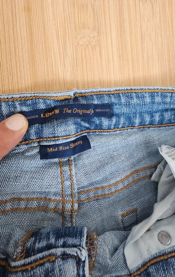 Levi's Strauss Midi-Pyrénées rise skinny T:40 - photo numéro 7