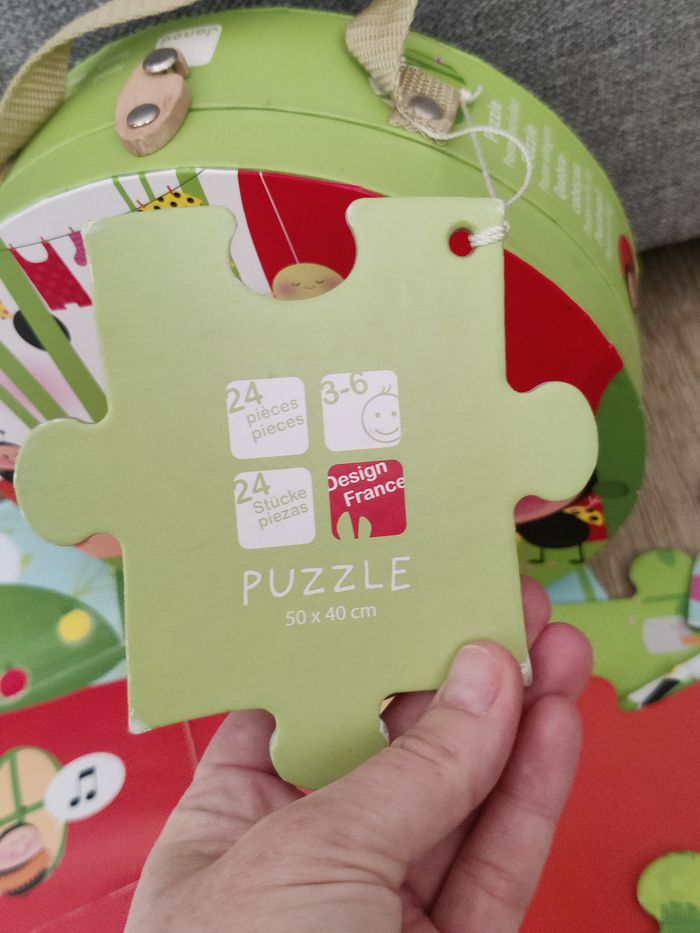 Puzzle dans valisette - Janod 24 pièces - 3-6 ans - photo numéro 3