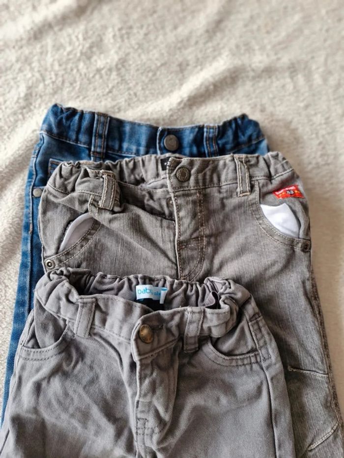 Lot de 3 pantalons 12 mois - photo numéro 2