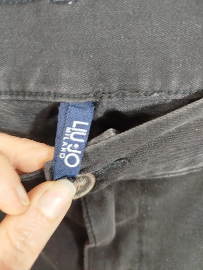 Jean noir Liu Jo femme - Taille 40 made In Italy A610 - photo numéro 3