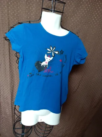 T-shirt courte manche taille 12ans