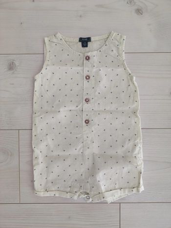 Combinaison short lin Kiabi 12 mois