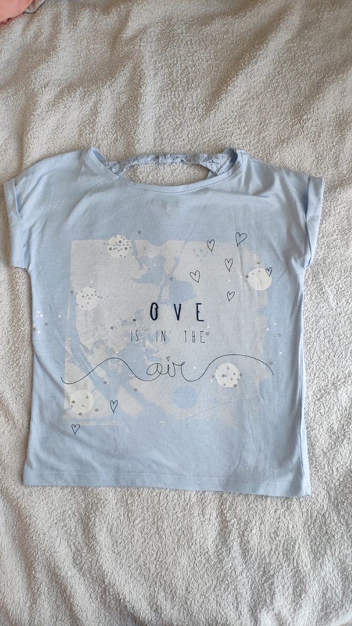 T-shirt manche courte bleu Kiabi 6 ans