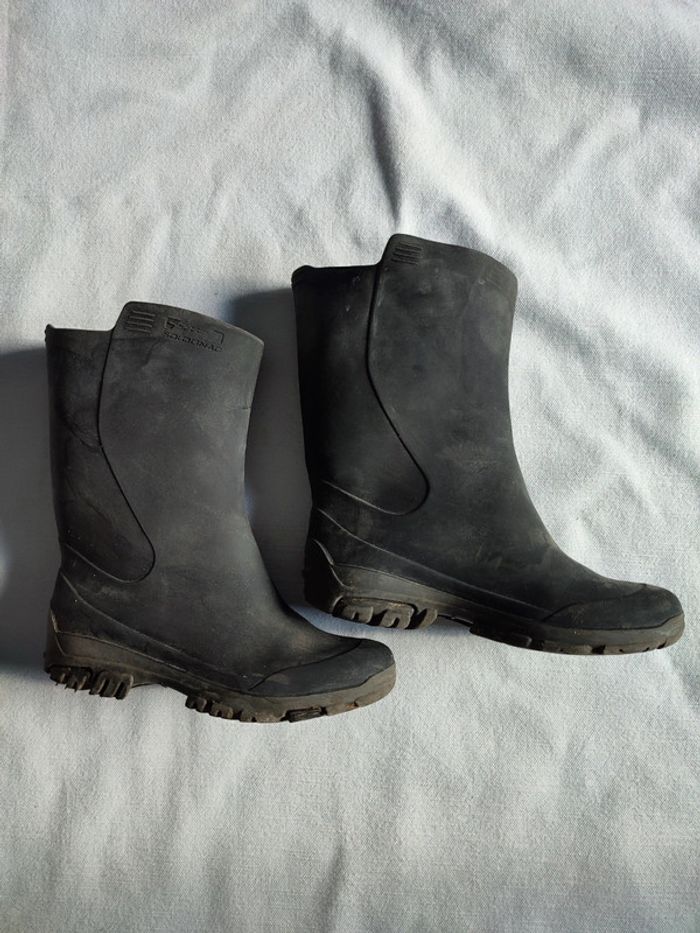 Botte caoutchouc noire 25/26