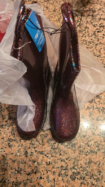 Botte de pluie paillette taille 34 neuf