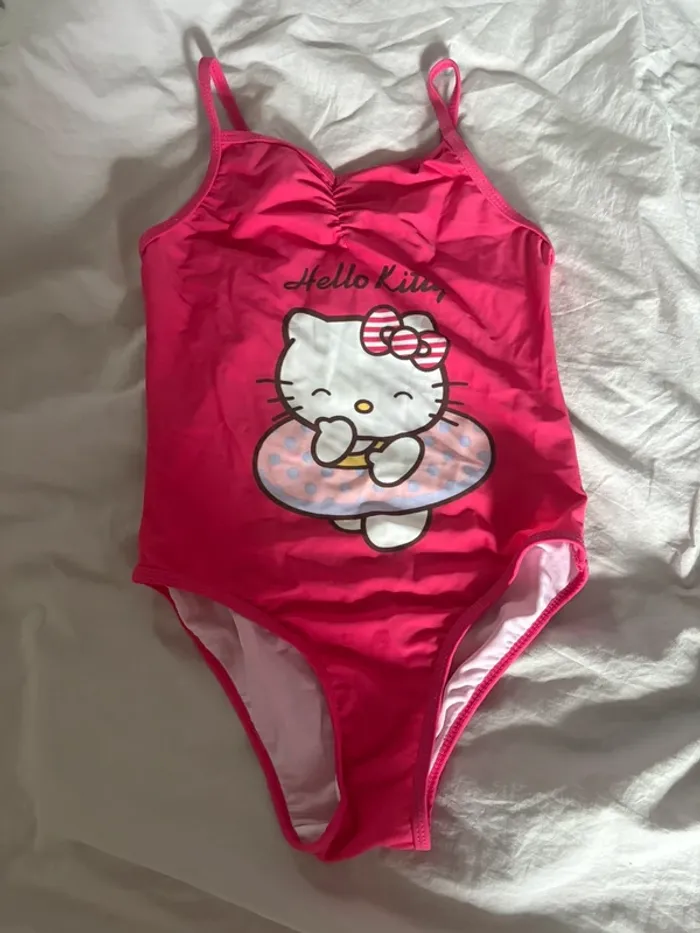 Maillot de bain hello Kitty 10 ans fille