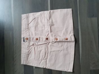 Jupe jean rose 10 ans Kiabi