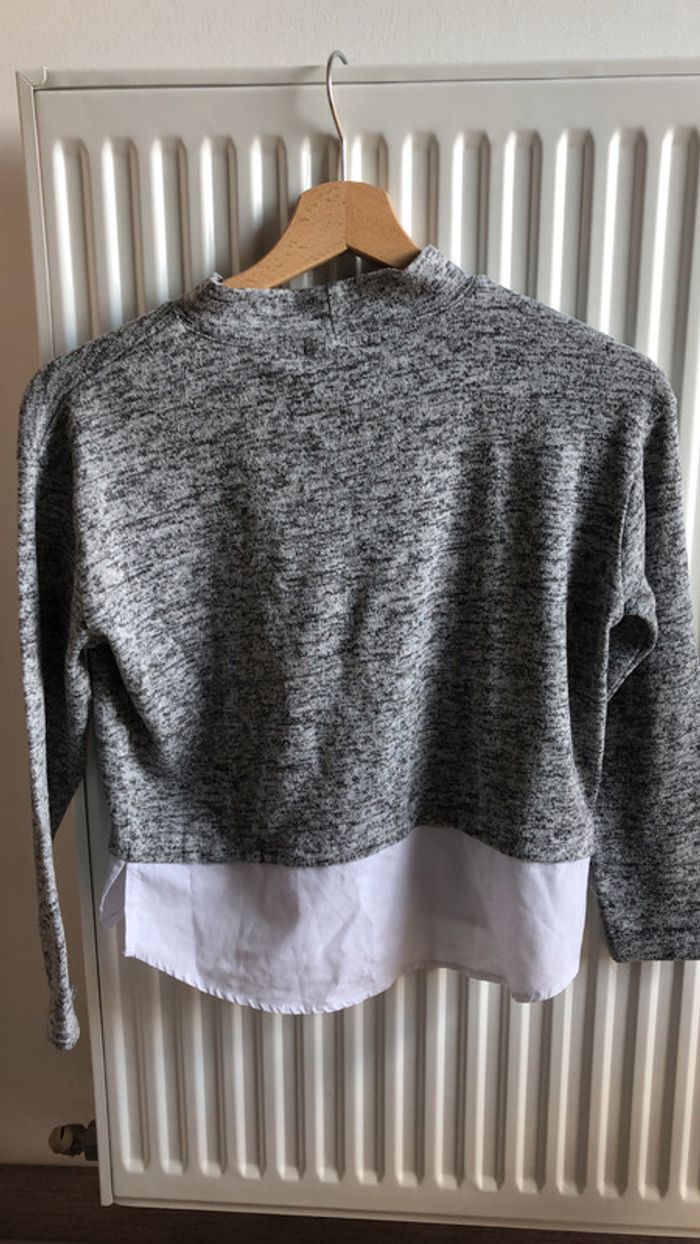 Kiabi - pull fille double matière 10ans - photo numéro 3