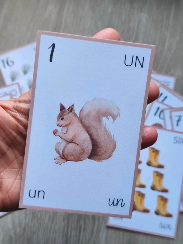 Grandes cartes pour apprendre à compter de 1 à 20 - photo numéro 2