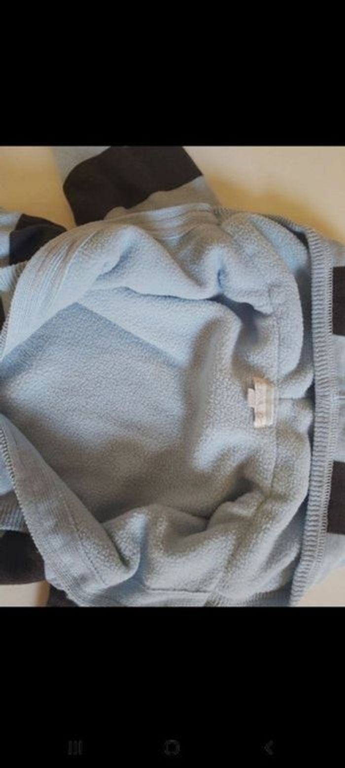 Gilet à capuche molletonné 12 mois - photo numéro 3