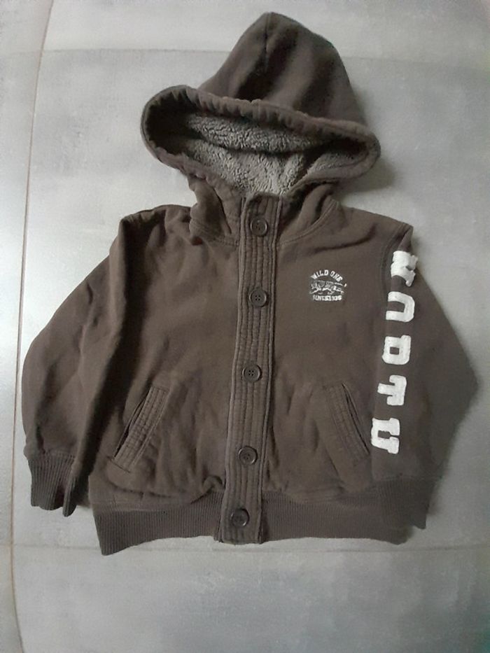 Gilet à capuche fourré Tape à l'oeil 4 ans