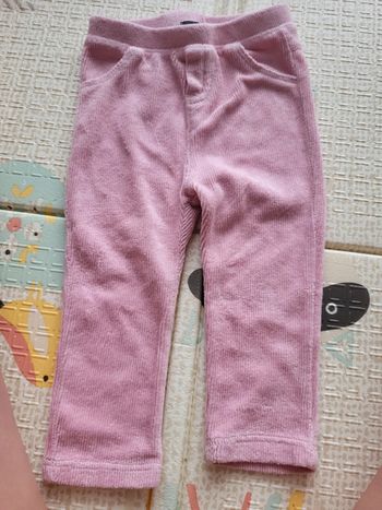 Pantalon effet velours #9mois#
