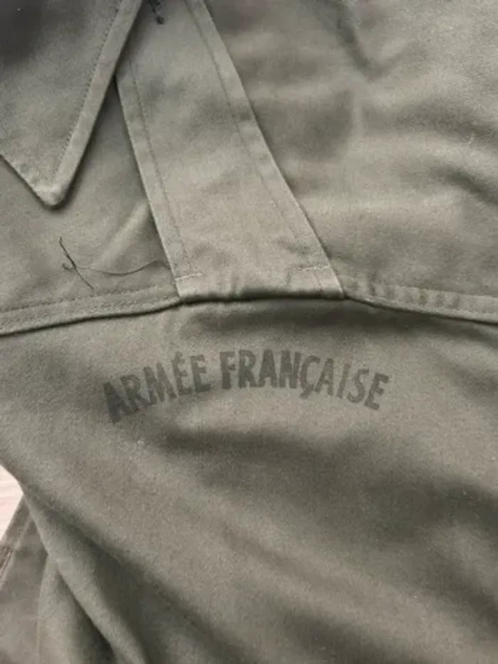 Veste M64 Armée Française Covetra Merville 1977 - Pièce d'Archive Vintage Rare (70's) - photo numéro 4