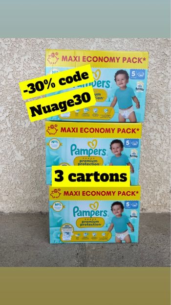 Pampers premium protection taille 5