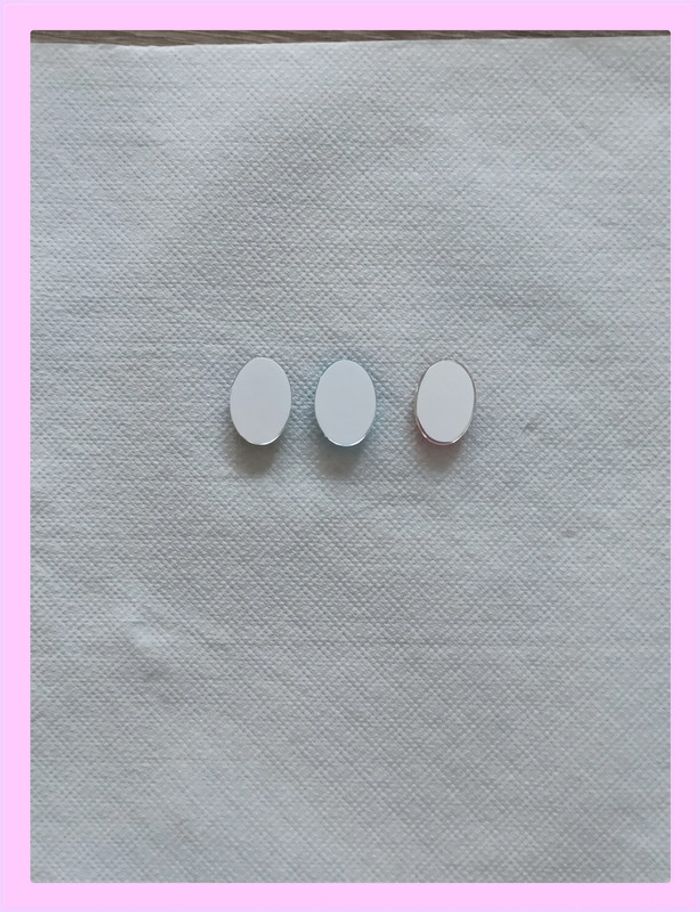 Lot de 3 cabochons en verre - photo numéro 2