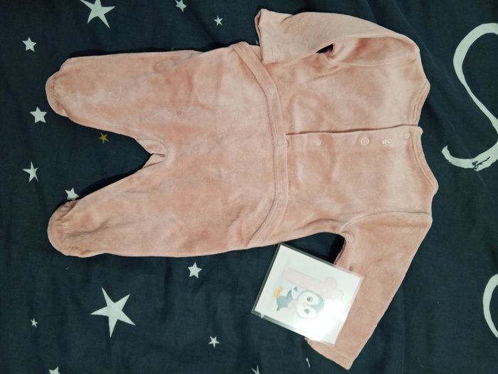 Pyjama rose "renard" _ 1 mois - photo numéro 3