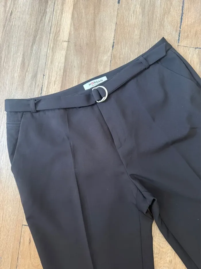 Pantalon noir Morgan coupe carotte 7/8 – Taille 42 - photo numéro 3