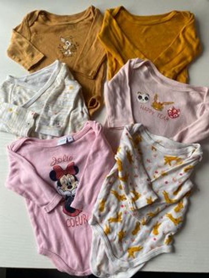 lot de 7 Body - Fille 3-6 mois - photo numéro 1