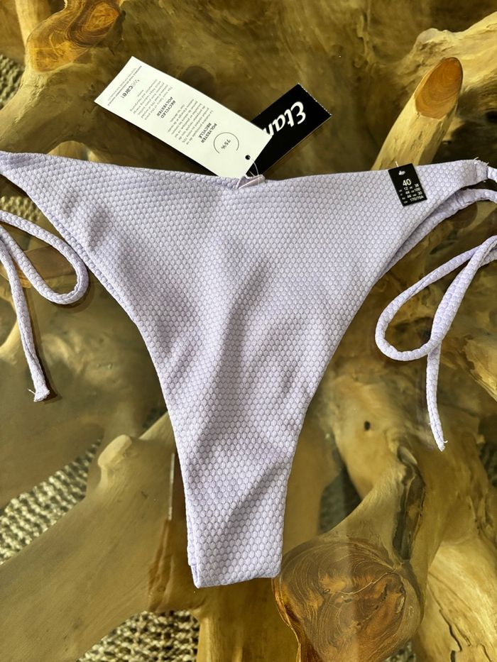 Bas de maillot de bain Etam violet lilas