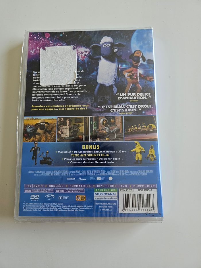 DVD Shaun le Mouton – La ferme contre-attaque – Neuf sous blister - photo numéro 2