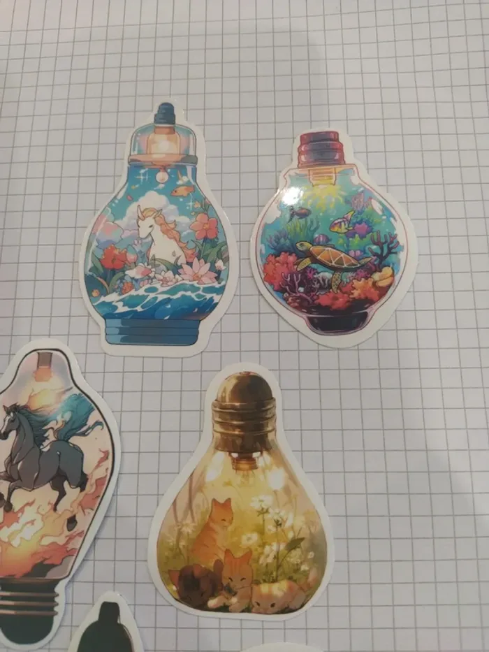Lot stickers ampoule (lot C) - photo numéro 2