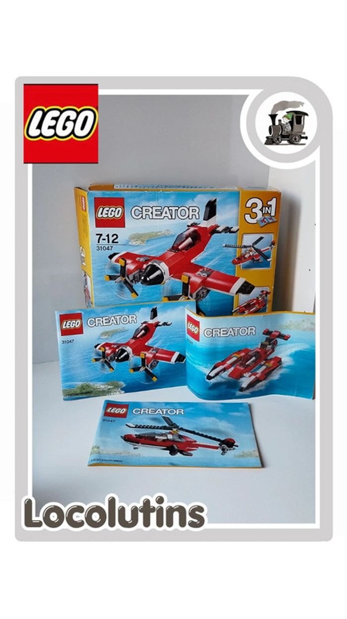 🚂 L'avion à hélices Lego Creator 31047