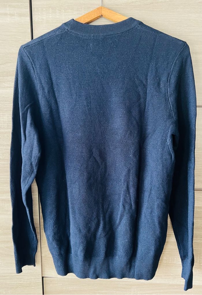 Pull bleu marine homme Selected Taille L/XL - photo numéro 3