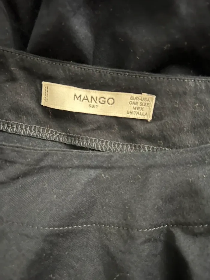 Blouse manches chauve-souris bleu marine Mango Suit - photo numéro 7