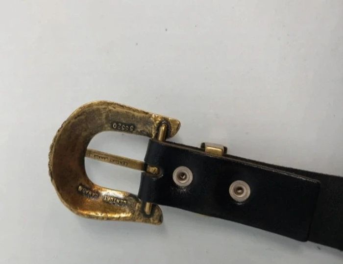 Ceinture amérindienne en cuir 95 cm - photo numéro 4