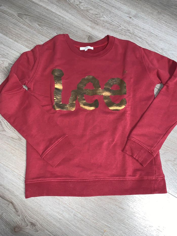 Sweat framboise Lee T.S