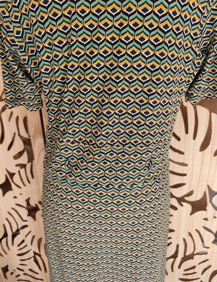 Robe midi fluide imprimée Taille XL King Louie - photo numéro 9