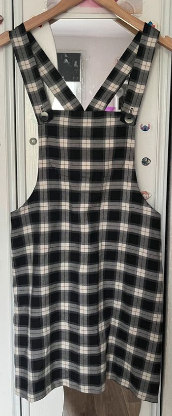 Robe salopette quadrillée, Promod, 40