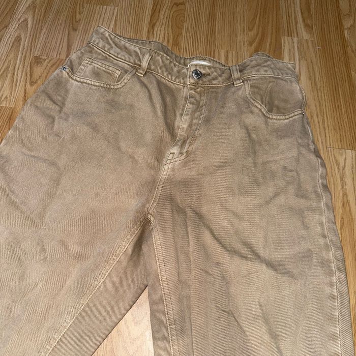 Jean mom beige
