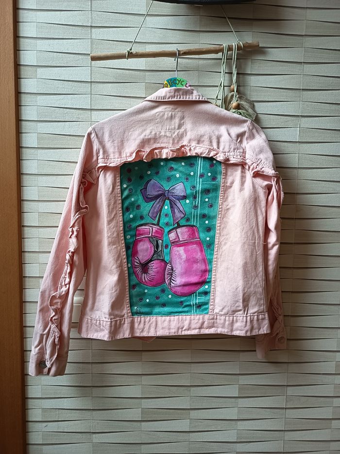 Veste " octobre rose" - photo numéro 2