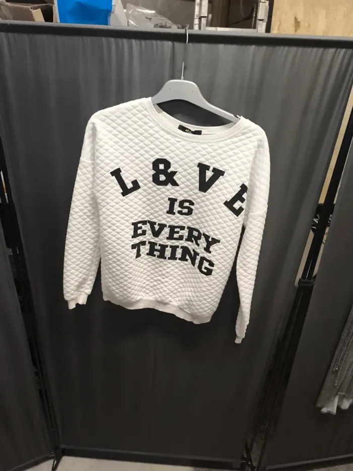 121377 pull blanc femme XS Mim