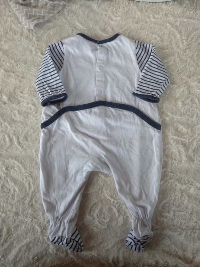 Pyjama grenouillère été léger Mixte 1 mois Némo Dory Disney Baby 100% coton - photo numéro 11