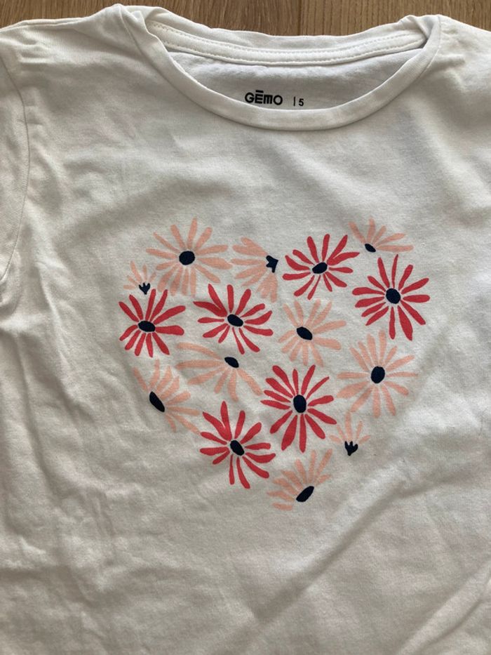 Tee-shirt gemo 5 ans - photo numéro 2